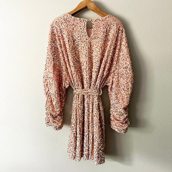 Boohoo Pink Sequin Mini Dress - Picture 10 of 13